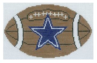 click here to view larger image of Football- Dallas Cowboys (hand painted canvases)