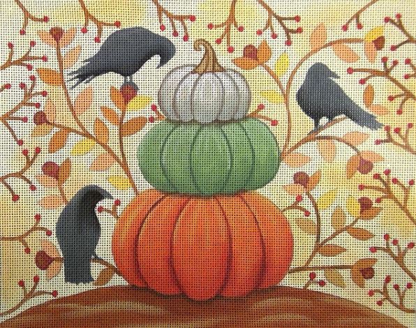 click here to view larger image of Harvest Crows (hand painted canvases)