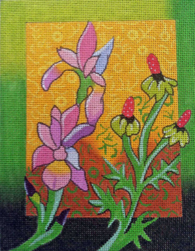click here to view larger image of Wild Flowers 1 (hand painted canvases)