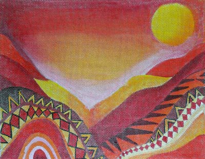 click here to view larger image of Desert Love 1 (hand painted canvases)
