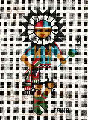 click here to view larger image of Tawa Kachina (hand painted canvases)