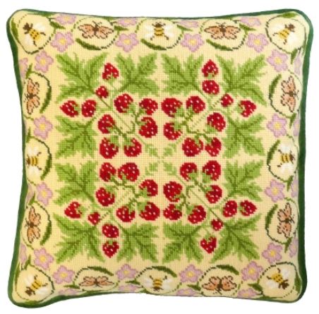 click here to view larger image of Strawberry Patch, The (needlepoint kits)