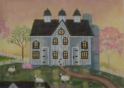 click here to view larger image of Belmont Barn (hand painted canvases)