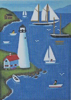 click here to view larger image of Total Lighthouse (hand painted canvases)