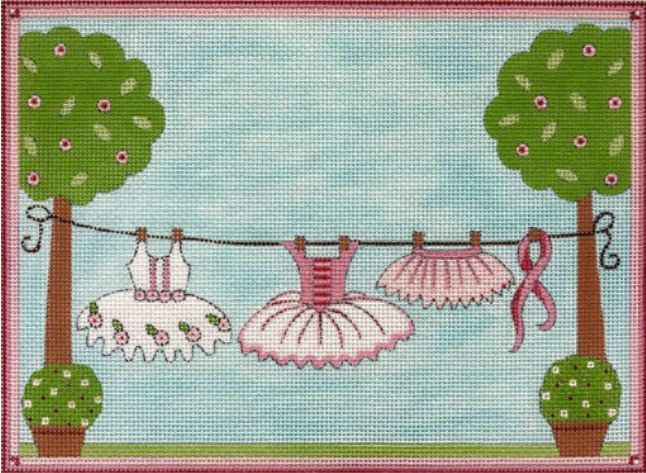 click here to view larger image of Ballet Clothesline (hand painted canvases)