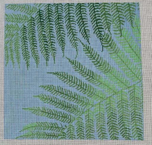 click here to view larger image of Sunlit Fern (hand painted canvases)