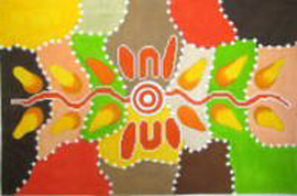 click here to view larger image of Aboriginal Art 2 (hand painted canvases)