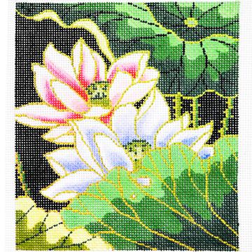 click here to view larger image of Lotus (hand painted canvases)