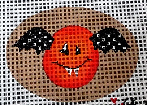 click here to view larger image of Cheeky Pumpkins - Bat (hand painted canvases)