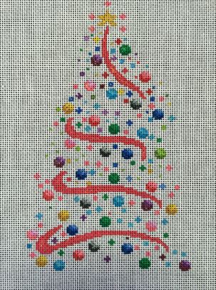 click here to view larger image of Christmas Twister (hand painted canvases)