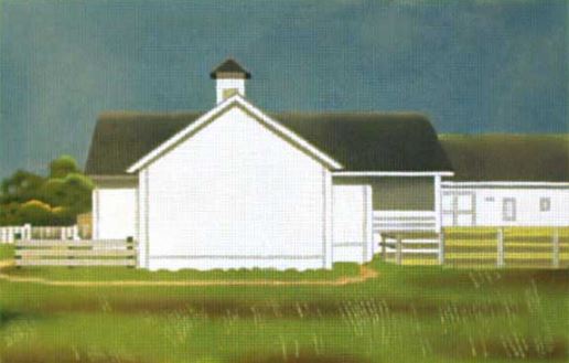 click here to view larger image of Tomales Bay Barn (hand painted canvases)
