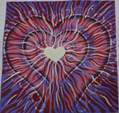 click here to view larger image of Wild Heart (hand painted canvases)