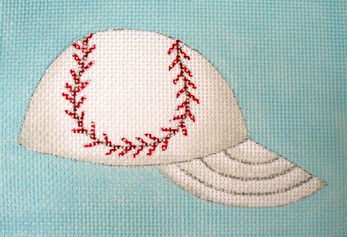 click here to view larger image of Hat Puns - Baseball Cap (hand painted canvases)