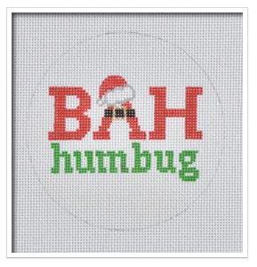 click here to view larger image of Bah Humbug  (hand painted canvases)