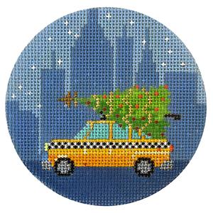 click here to view larger image of New York Holiday - Taxi (hand painted canvases)