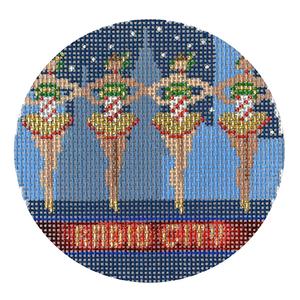 click here to view larger image of New York Holiday - Radio City Rockettes (hand painted canvases)