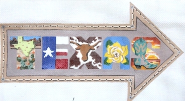 click here to view larger image of Arrow - Texas (hand painted canvases)