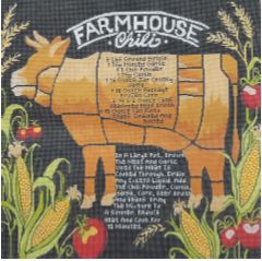 click here to view larger image of Farmhouse Chili (hand painted canvases)