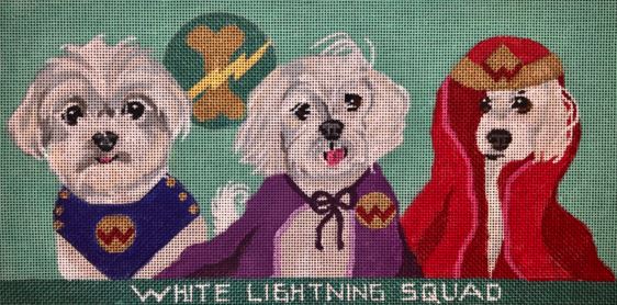 click here to view larger image of White Lightning Squad (hand painted canvases)