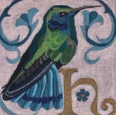 click here to view larger image of Summer Hummingbird (hand painted canvases)