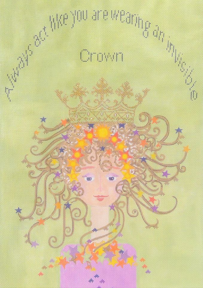 click here to view larger image of Invisible Crown (hand painted canvases)