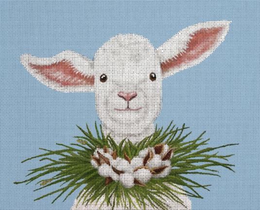click here to view larger image of Elizabeth the Lamb (hand painted canvases)