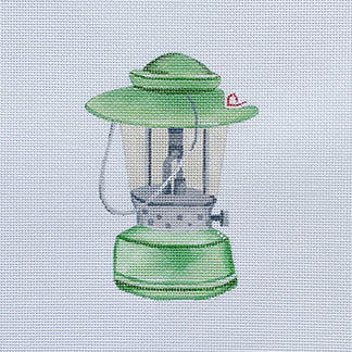 click here to view larger image of Vintage Lantern (hand painted canvases)