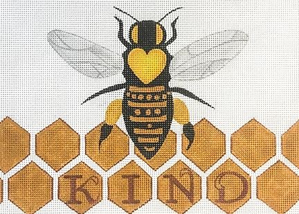 click here to view larger image of Bee Kind (hand painted canvases)