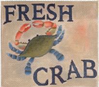 click here to view larger image of Fresh Crab (hand painted canvases)