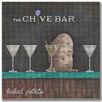 click here to view larger image of Chive Bar, The (hand painted canvases)