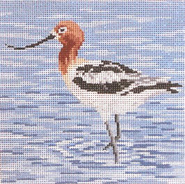 click here to view larger image of American Avocet (hand painted canvases)
