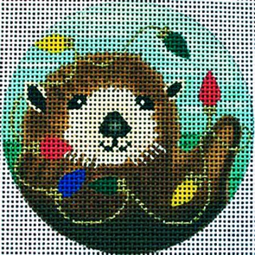 click here to view larger image of Otter (hand painted canvases)