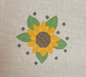 click here to view larger image of Home - Sunflower Ornament  (hand painted canvases)