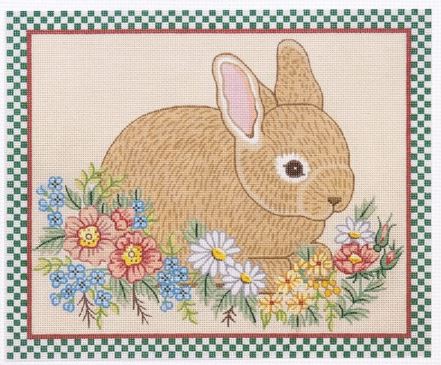 click here to view larger image of Shaped Bunny - BP102 (hand painted canvases)