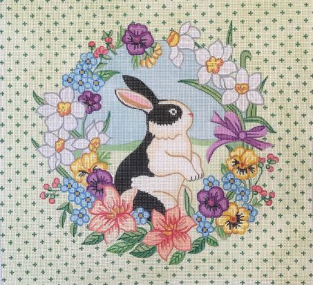 click here to view larger image of Shaped Bunny - BP103 (hand painted canvases)