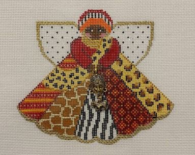 click here to view larger image of Queen of Africa w/Charms (hand painted canvases)