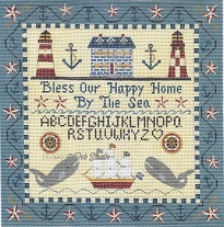 click here to view larger image of Happy Sea Home (hand painted canvases)