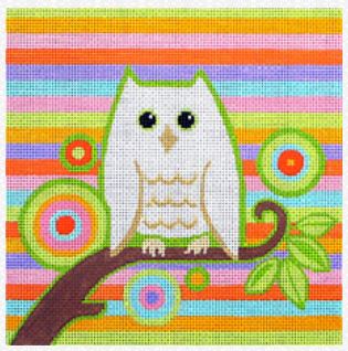click here to view larger image of Owl Siesta (hand painted canvases)