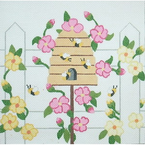 click here to view larger image of Beehive Birdhouse (hand painted canvases)