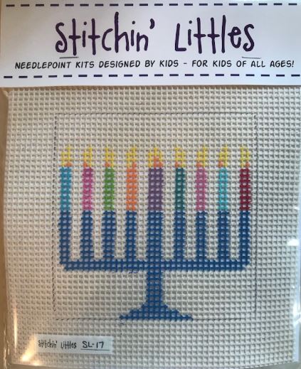 click here to view larger image of Stitchin' Littles - Festival of Lights (needlepoint kits)