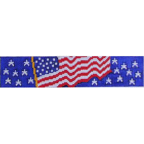 click here to view larger image of Bookweight - American Flag (hand painted canvases)