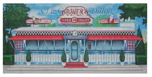 click here to view larger image of Diner (hand painted canvases)