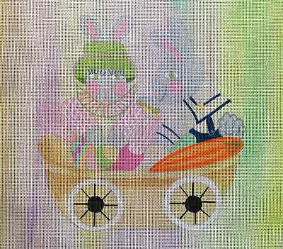 click here to view larger image of Bunny Children (hand painted canvases)