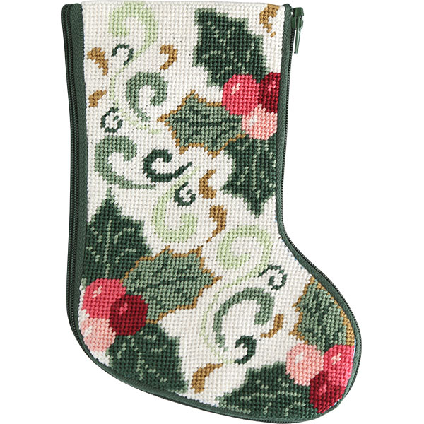 click here to view larger image of Della Robbia Mini Stocking Stitch and Zip  (needlepoint kits)