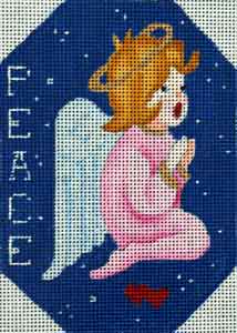 click here to view larger image of Pink Peace Angel (hand painted canvases)