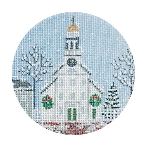 click here to view larger image of White Church (hand painted canvases)