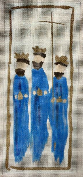 click here to view larger image of Nativity Three Wise Men/Kings (hand painted canvases)