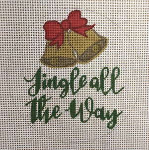 click here to view larger image of Jingle All The Way (hand painted canvases)