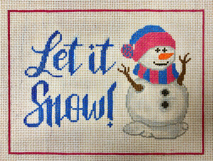 click here to view larger image of Let It Snow (hand painted canvases)