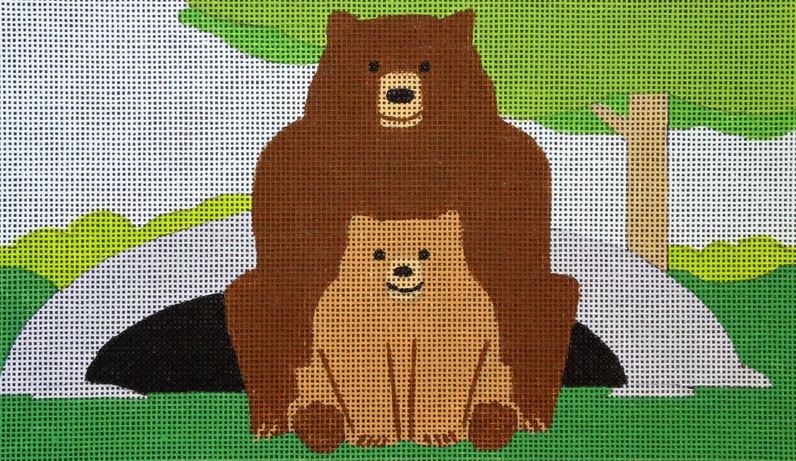 click here to view larger image of Bears (hand painted canvases)